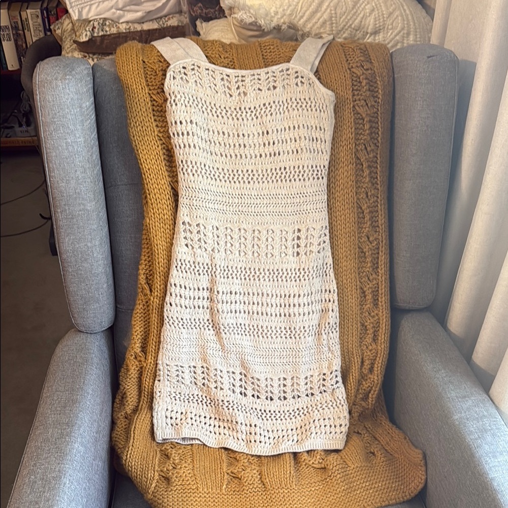 Abercrombie & Fitch Beige Sheath Dress Resort Wear